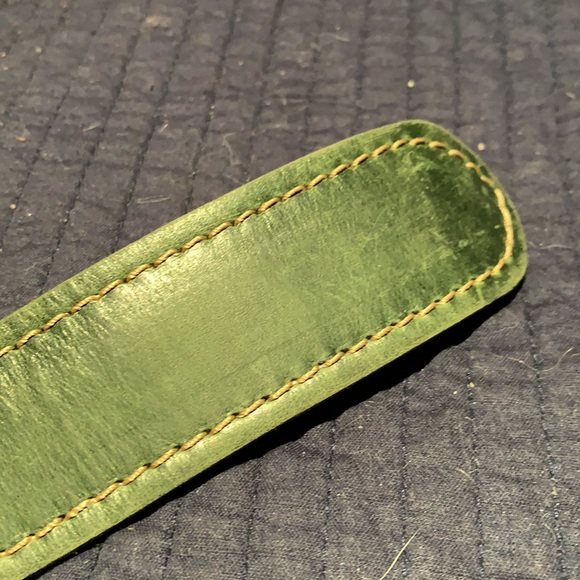 Fly London Reversible Cedar Green/Coffee Brown Ringleb Leather Belt - Picture 5 of 8